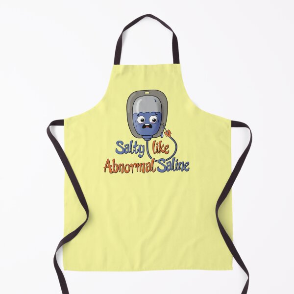 Item preview, Salty Like Abnormal Saline - Funny Medical Pun IV Bag designed and sold by Medico Design .