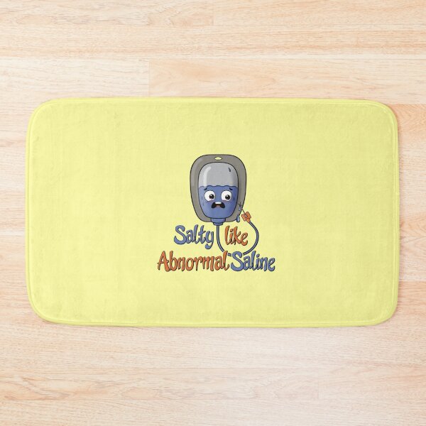 Item preview, Salty Like Abnormal Saline - Funny Medical Pun IV Bag designed and sold by Medico Design .