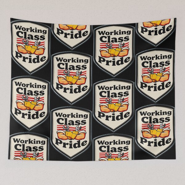 Item preview, Working Class Pride Badge – Blue Collar Worker Shirt designed and sold by Topoartispp.