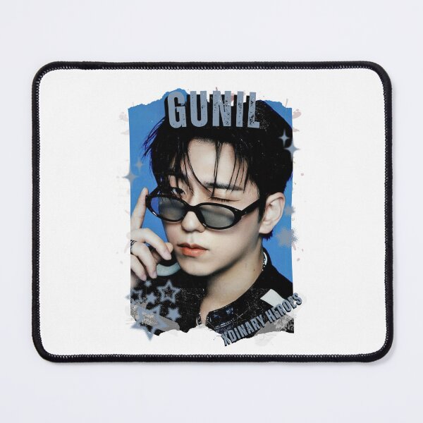 Item preview, Xdinary Heroes Gunil Kpop Boy Band Monochrome Korean Collage Art Design designed and sold by HELL0WBELLO.