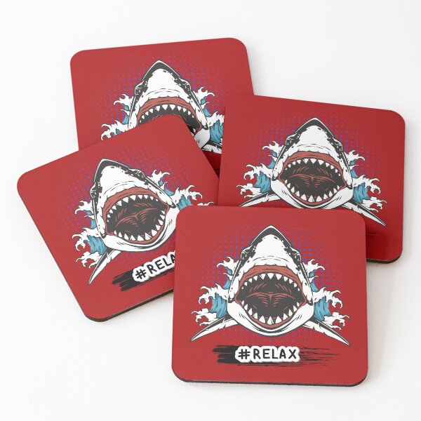 Item preview, Relax Shark Funny Design - Great White Shark Attack Irony Ocean Humor Graphic. designed and sold by LunaPrintCo.