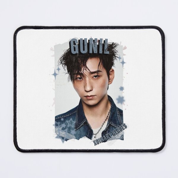 Item preview, Xdinary Heroes Gunil Kpop Boy Band Monochrome Korean Collage Art Design designed and sold by HELL0WBELLO.