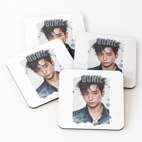 Item preview, Xdinary Heroes Gunil Kpop Boy Band Monochrome Korean Collage Art Design designed and sold by HELL0WBELLO.