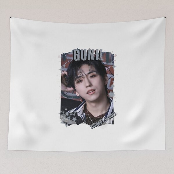 Item preview, Xdinary Heroes Gunil Kpop Boy Band Monochrome Korean Collage Art Design designed and sold by HELL0WBELLO.