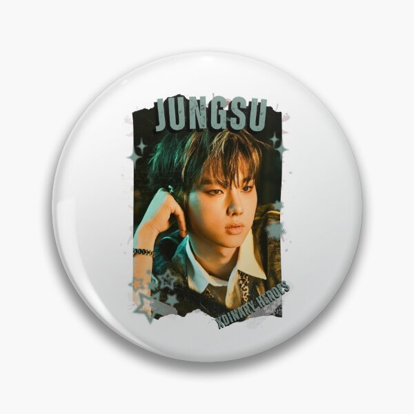 Item preview, Xdinary Heroes Jungsu Kpop Boy Band Monochrome Korean Collage Art Design designed and sold by HELL0WBELLO.