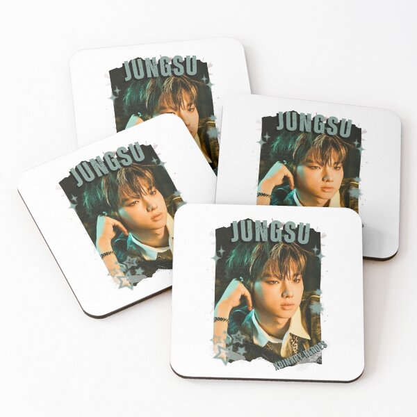 Item preview, Xdinary Heroes Jungsu Kpop Boy Band Monochrome Korean Collage Art Design designed and sold by HELL0WBELLO.