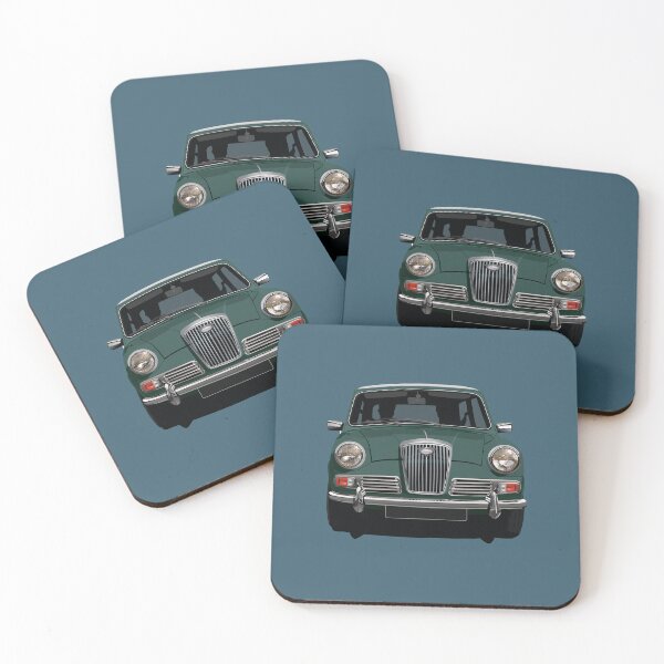 Item preview, Wolseley Hornet - illustration - spruce green designed and sold by knappidesign.