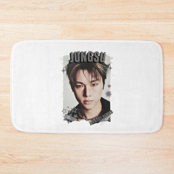 Item preview, Xdinary Heroes Jungsu Kpop Boy Band Monochrome Korean Collage Art Design designed and sold by HELL0WBELLO.