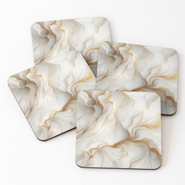 Item preview, Golden Marble – Elegant Abstract Design designed and sold by Dogandesighn.