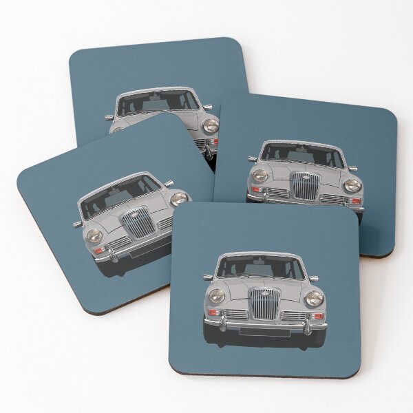 Item preview, Wolseley Hornet illustration  grey designed and sold by knappidesign.