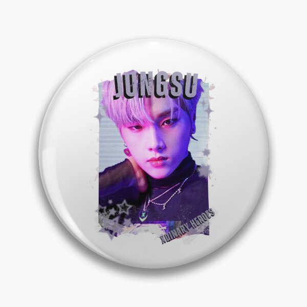 Item preview, Xdinary Heroes Jungsu Kpop Boy Band Monochrome Korean Collage Art Design designed and sold by HELL0WBELLO.