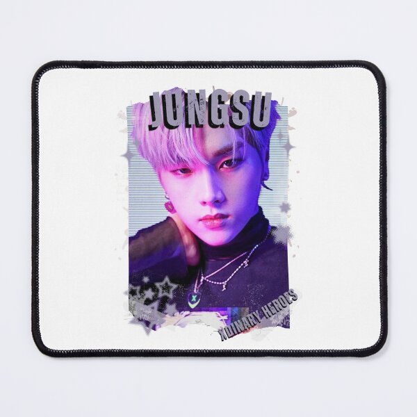 Item preview, Xdinary Heroes Jungsu Kpop Boy Band Monochrome Korean Collage Art Design designed and sold by HELL0WBELLO.