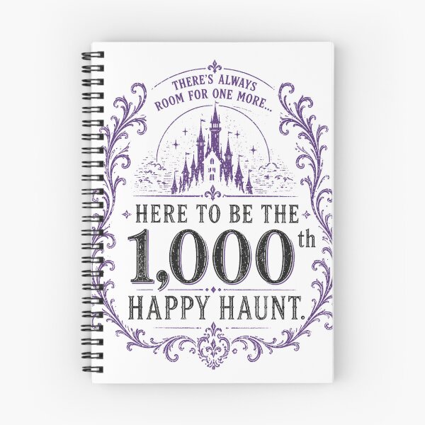 Item preview, Here to Be the 1000th Happy Haunt designed and sold by DisneyHumor.