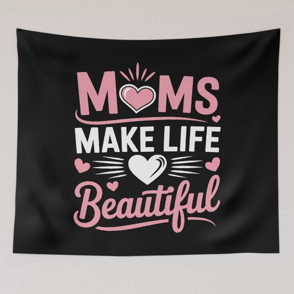 Item preview, Moms Make Life Beautiful Sweet Mothers Day Gift designed and sold by Say It With Ink.