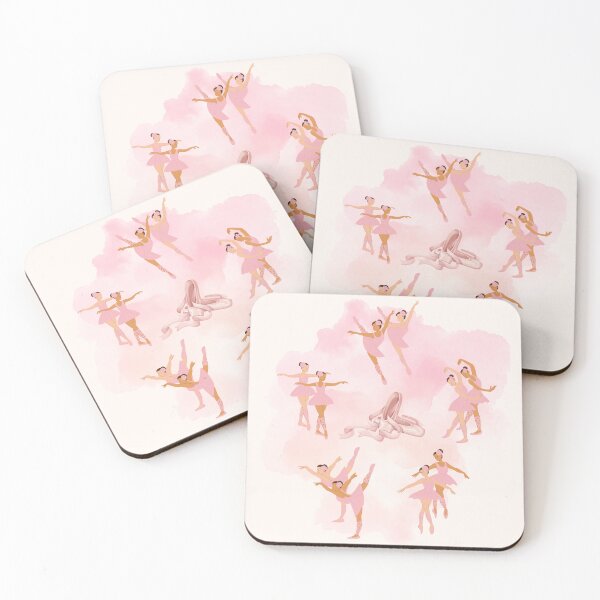 Item preview, ​Dreamy Pink Watercolor Ballerina Art designed and sold by HBBS DESIGNS.