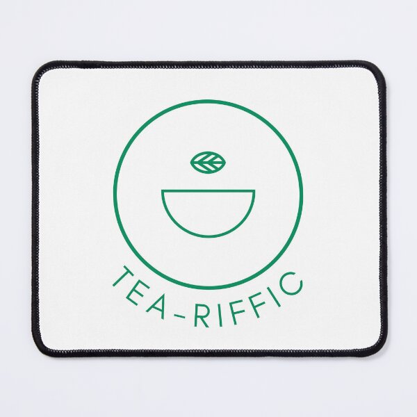 Item preview, Minimalist Matcha Tea-riffic Curved Quote Design designed and sold by LekkieStudioArt.