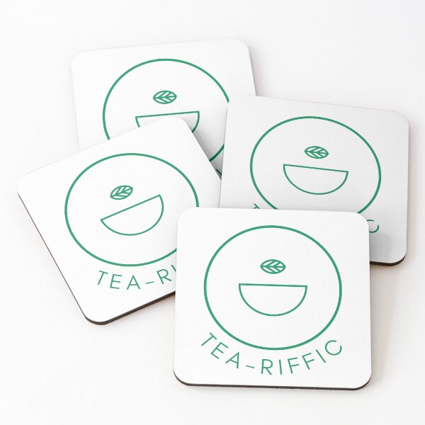 Item preview, Minimalist Matcha Tea-riffic Curved Quote Design designed and sold by LekkieStudioArt.