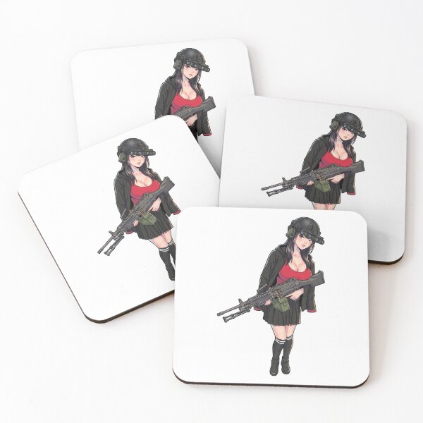 Item preview, Machine Gun Girl designed and sold by RAWLIFEGRAPHIC.