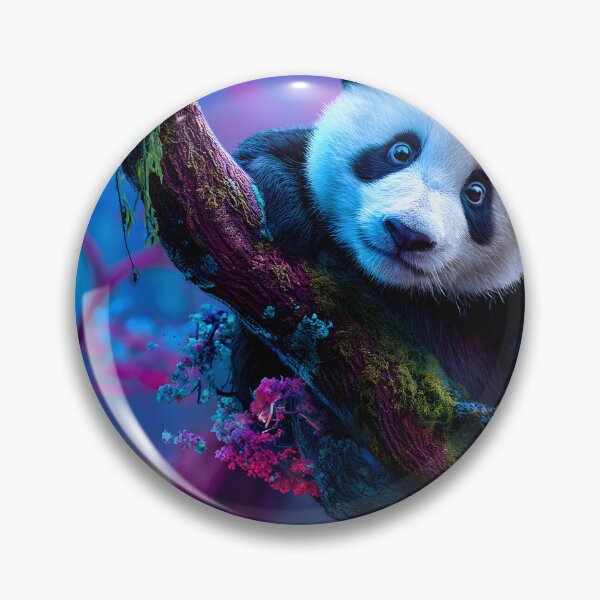 Artikelvorschau, Verspielter Panda in einer traumhaften Waldkulisse entworfen und verkauft von Artessie.