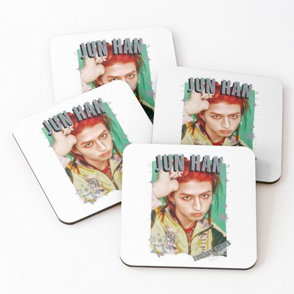 Item preview, Xdinary Heroes Jun Han Kpop Boy Band Monochrome Korean Collage Art Design designed and sold by HELL0WBELLO.
