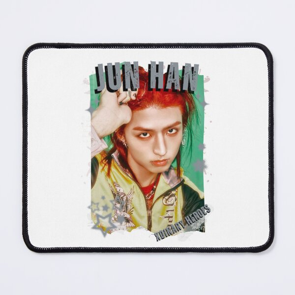 Item preview, Xdinary Heroes Jun Han Kpop Boy Band Monochrome Korean Collage Art Design designed and sold by HELL0WBELLO.