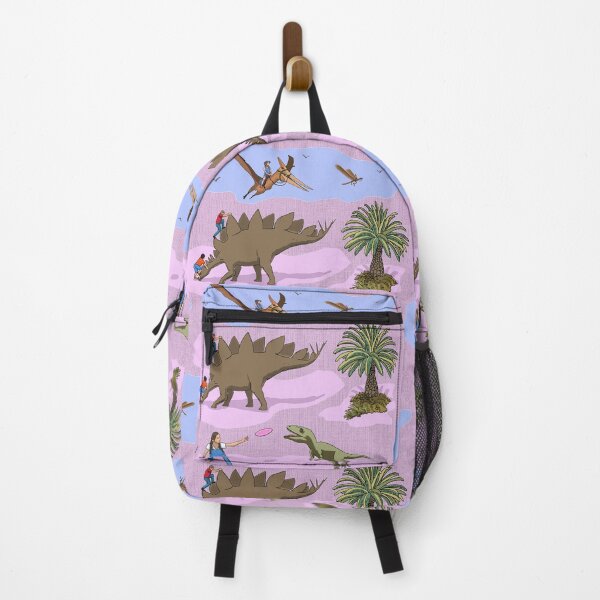 Item preview, dinosaur nannies on playground in pink and blue designed and sold by LisetteBaron.