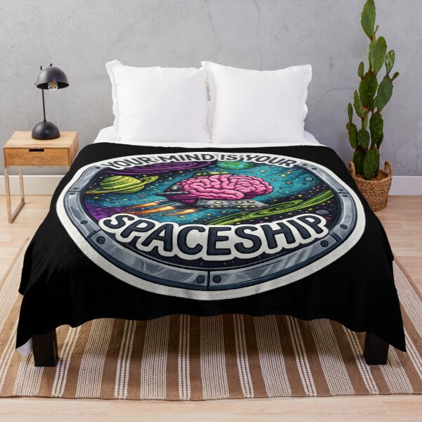 Item preview, Your Mind Is Your Spaceship – Cosmic Mindset Rocket Design designed and sold by Altair_.
