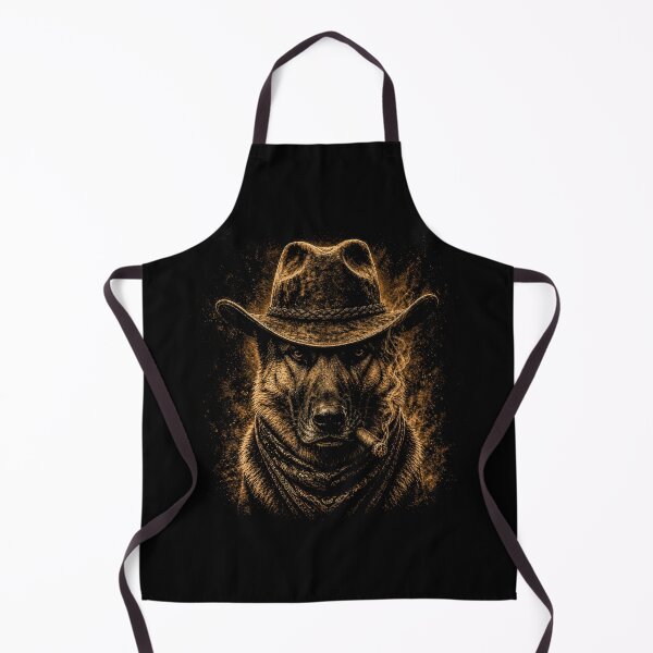 Item preview, German Shepherd Western Graphic funny Cowboy Dog Smoking designed and sold by Kladhadredo.