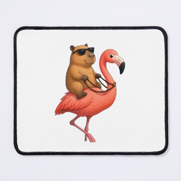 Item preview, capybara flamingo designed and sold by Gokuxtreme.