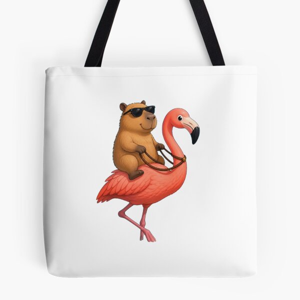 Item preview, capybara flamingo designed and sold by Gokuxtreme.
