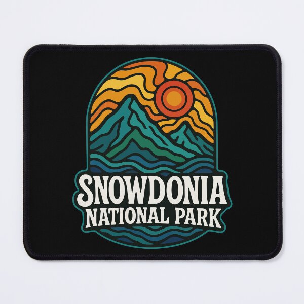 Item preview, Snowdonia National Park Wales Trippy Art Travel designed and sold by TomFrontierArt.
