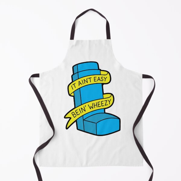Item preview, It Ain’t Easy Bein’ Wheezy Inhaler Illustration designed and sold by PIXEL POP DESIGNS - Beyond the Norm!.