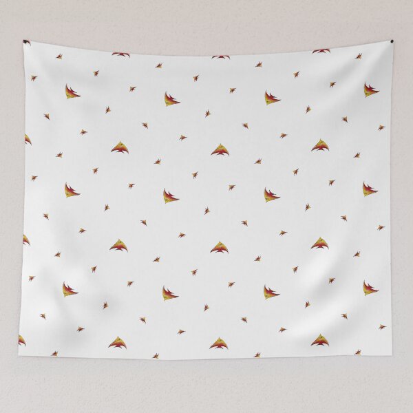 Item preview, Seamless pattern of Yellow watercolor fish Cute Ocean Design designed and sold by VitSArt.