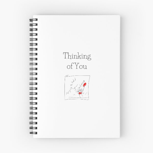 Item preview, Off Balance Cartoon with Thinking of You Words designed and sold by Joanne Whitlock.