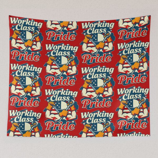 Item preview, Working Class Pride Vintage American Worker Design designed and sold by Topoartispp.