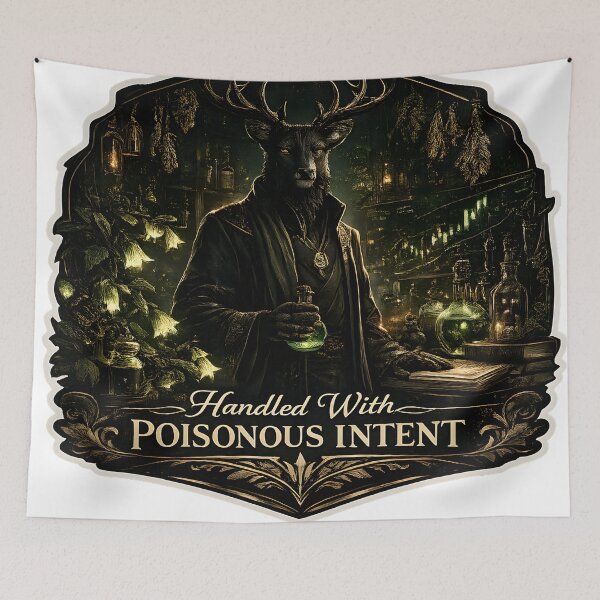 Item preview, Handled With Poisonous Intent Luxury Botanical Aesthetic designed and sold by StickyGuys.