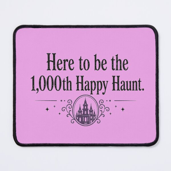 Item preview,  1,000th Happy Haunt Haunted Mansion Minimalist designed and sold by DisneyHumor.