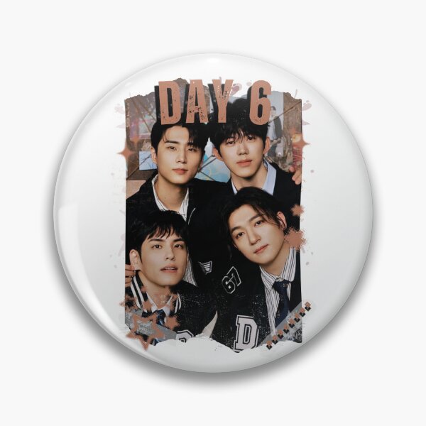 Item preview, DAY6 Group Members Retro Scrapbook Kpop Collage Design designed and sold by HELL0WBELLO.