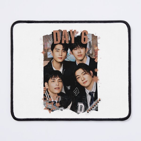 Item preview, DAY6 Group Members Retro Scrapbook Kpop Collage Design designed and sold by HELL0WBELLO.