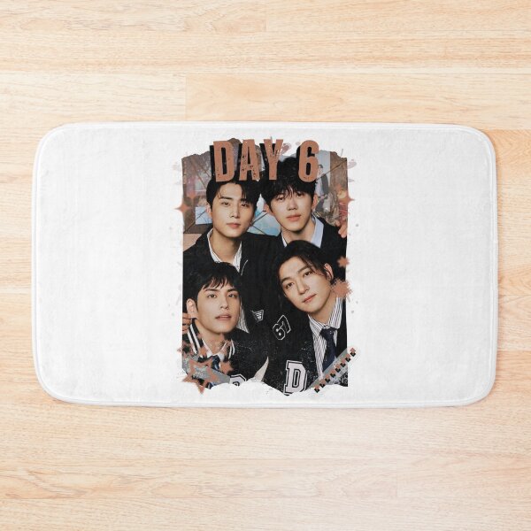 Item preview, DAY6 Group Members Retro Scrapbook Kpop Collage Design designed and sold by HELL0WBELLO.