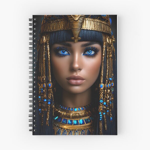 Item preview, Regal Pharaoh with Striking Blue Eyes and Gold designed and sold by Artessie.