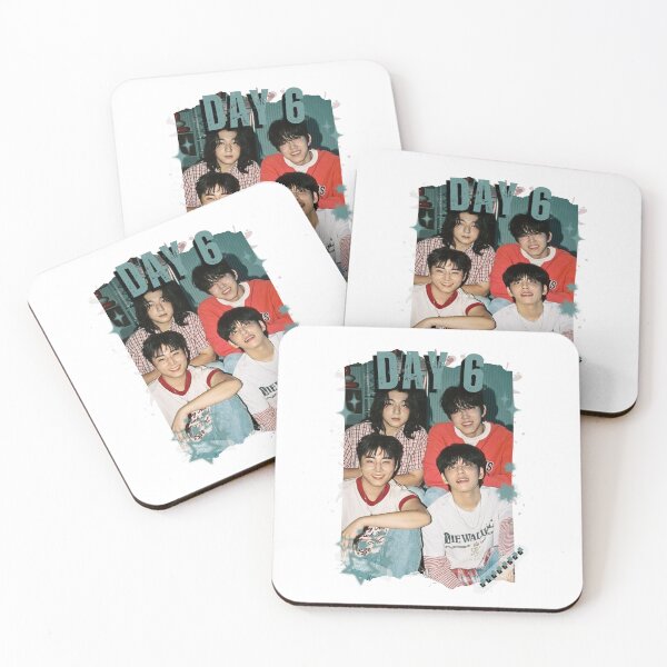 Item preview, DAY6 Group Members Retro Scrapbook Kpop Collage Design designed and sold by HELL0WBELLO.