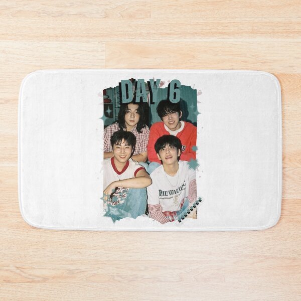 Item preview, DAY6 Group Members Retro Scrapbook Kpop Collage Design designed and sold by HELL0WBELLO.