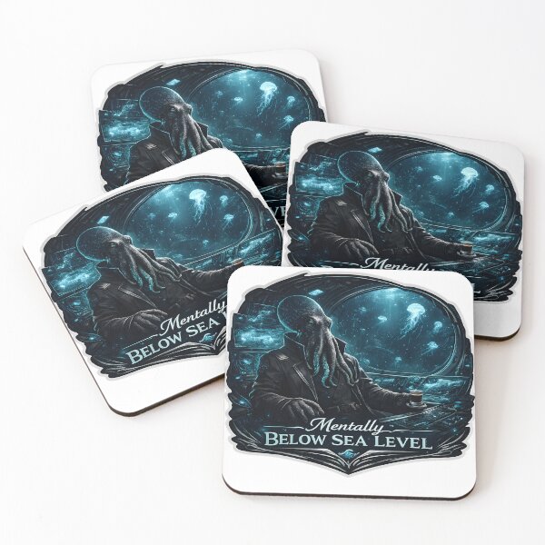Item preview, Mentally Below Sea Level Luxury Deep Ocean Aesthetic designed and sold by StickyGuys.