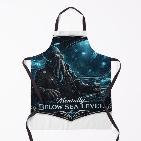 Item preview, Mentally Below Sea Level Luxury Deep Ocean Aesthetic designed and sold by StickyGuys.