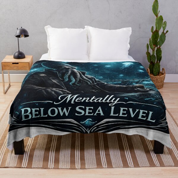 Item preview, Mentally Below Sea Level Luxury Deep Ocean Aesthetic designed and sold by StickyGuys.