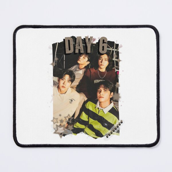 Item preview, DAY6 Group Members Retro Scrapbook Kpop Collage Design designed and sold by HELL0WBELLO.