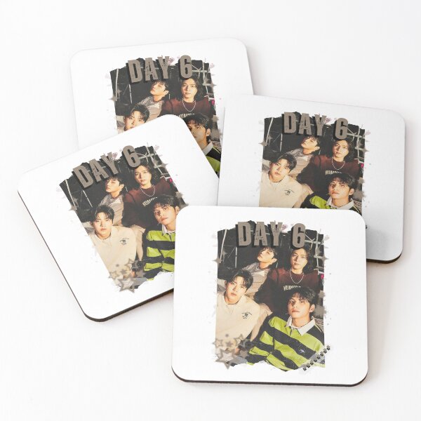 Item preview, DAY6 Group Members Retro Scrapbook Kpop Collage Design designed and sold by HELL0WBELLO.