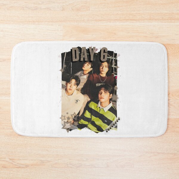 Item preview, DAY6 Group Members Retro Scrapbook Kpop Collage Design designed and sold by HELL0WBELLO.