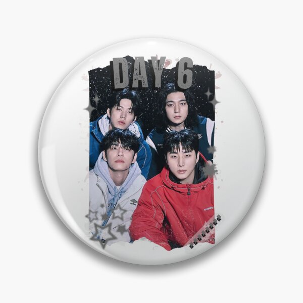 Item preview, DAY6 Group Members Retro Scrapbook Kpop Collage Design designed and sold by HELL0WBELLO.